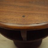 Oak coffee table, Italian design, 1960s, production: Italy
