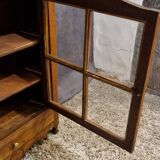 Provençal walnut display case