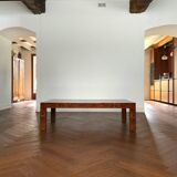 Elm burl coffee table