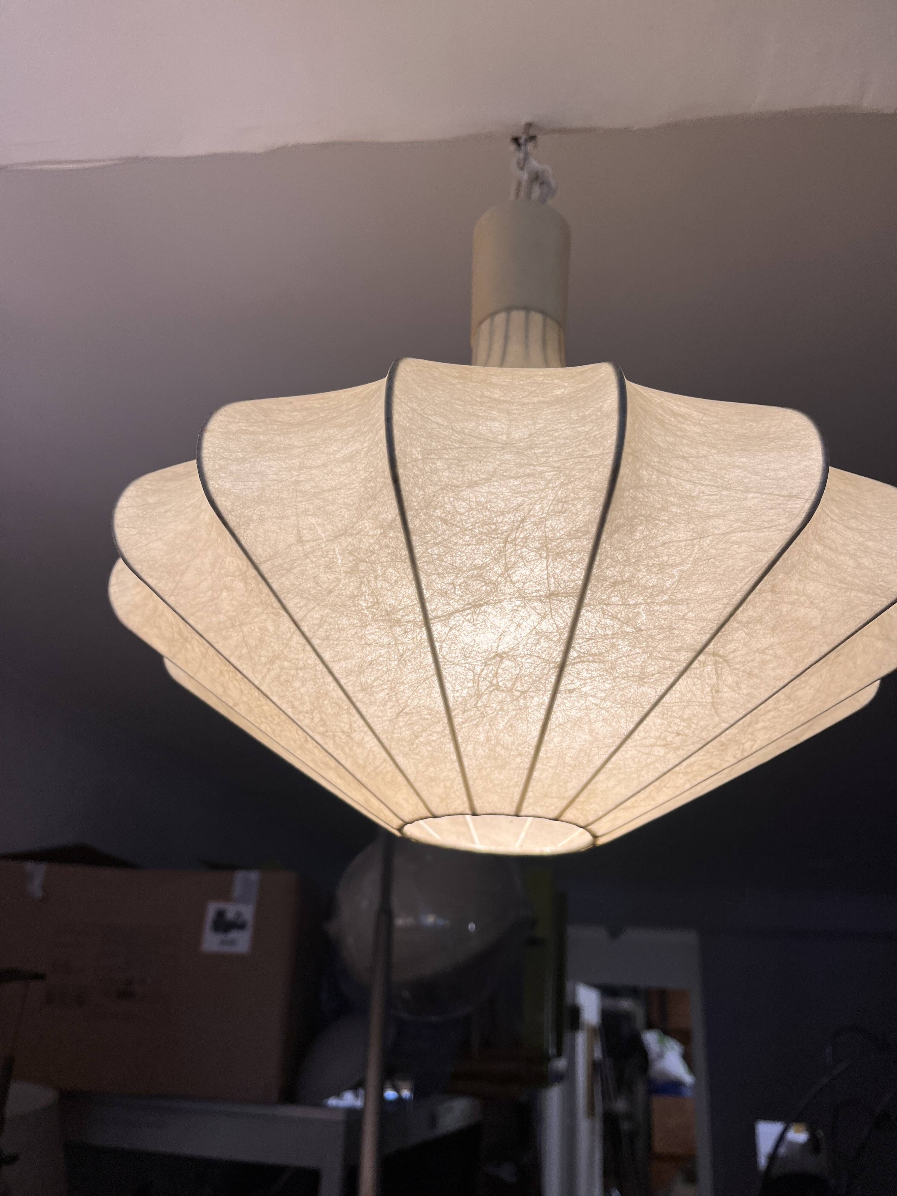 Lustre cocoon design from the 1960s by Friedel Wauer.