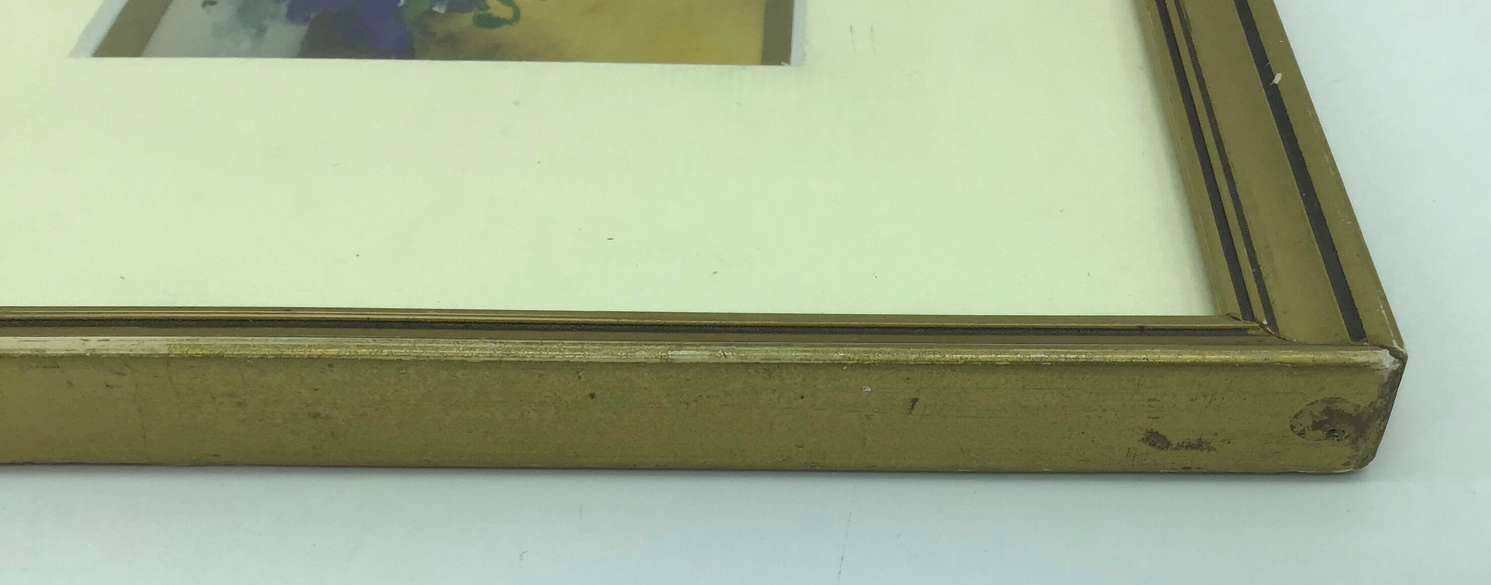 Ancient painting, still life with flowers, signed, 80s