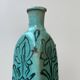 Set of 2 Turquoise Triangular Vases #1 and #2