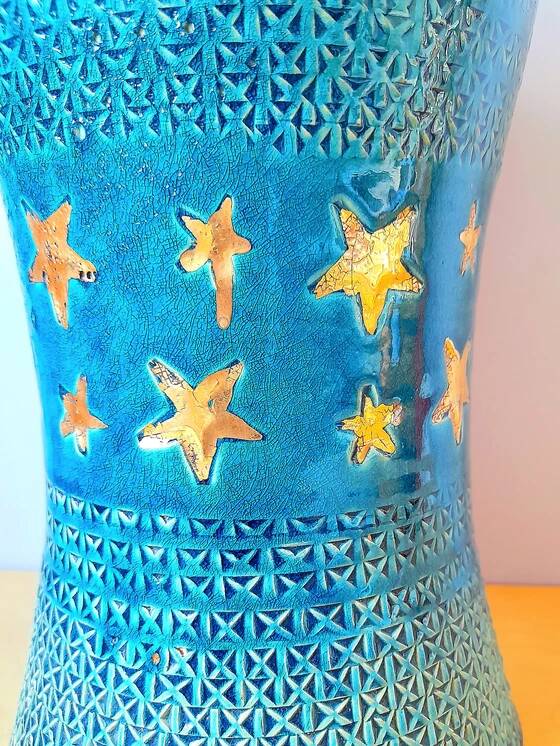 Ceramic lamp base A.Rousset Paris