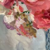 Signed framed painting Oil on canvas dimensions: height -59 cm - width -49 cm -