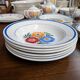 Assiettes creuses vintage terre de fer