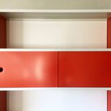 Metal modular storage system with compartments