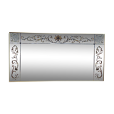 Bistro mirror - eglomised glass brasserie, 224x114 cm