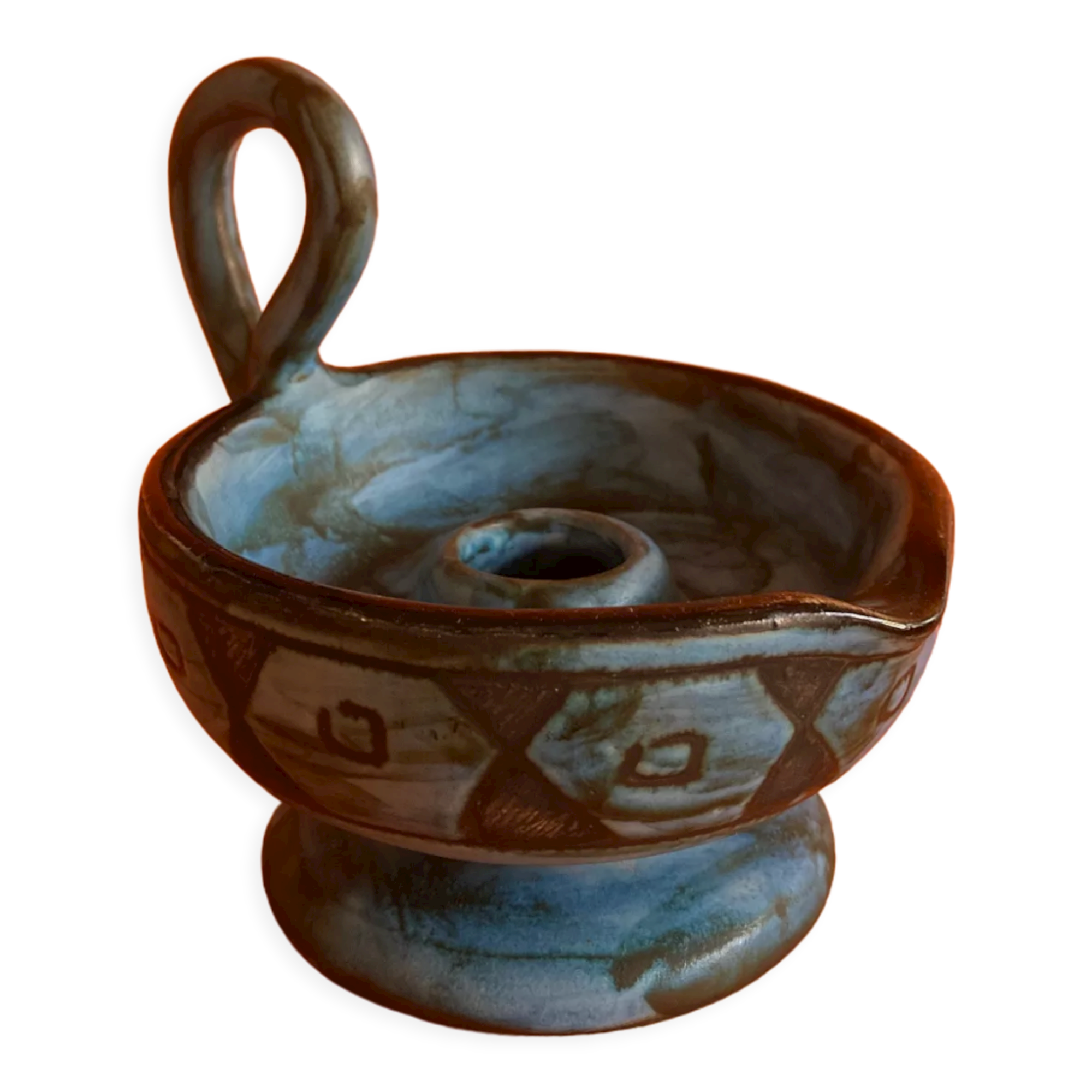 Ceramic candle holder