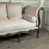Louis XV Daybed In Beech Carved On All 4 Sides, France