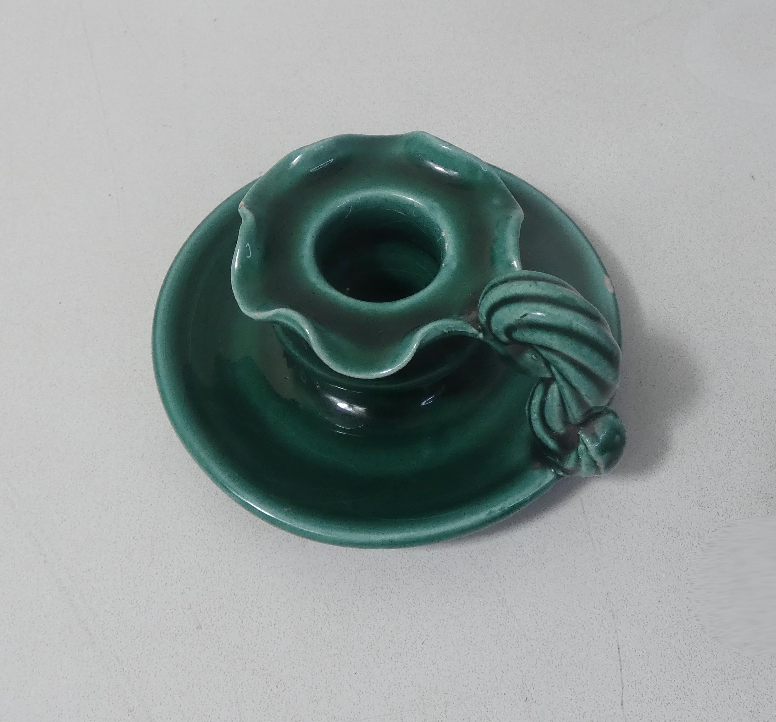 Vallauris faience candle holder