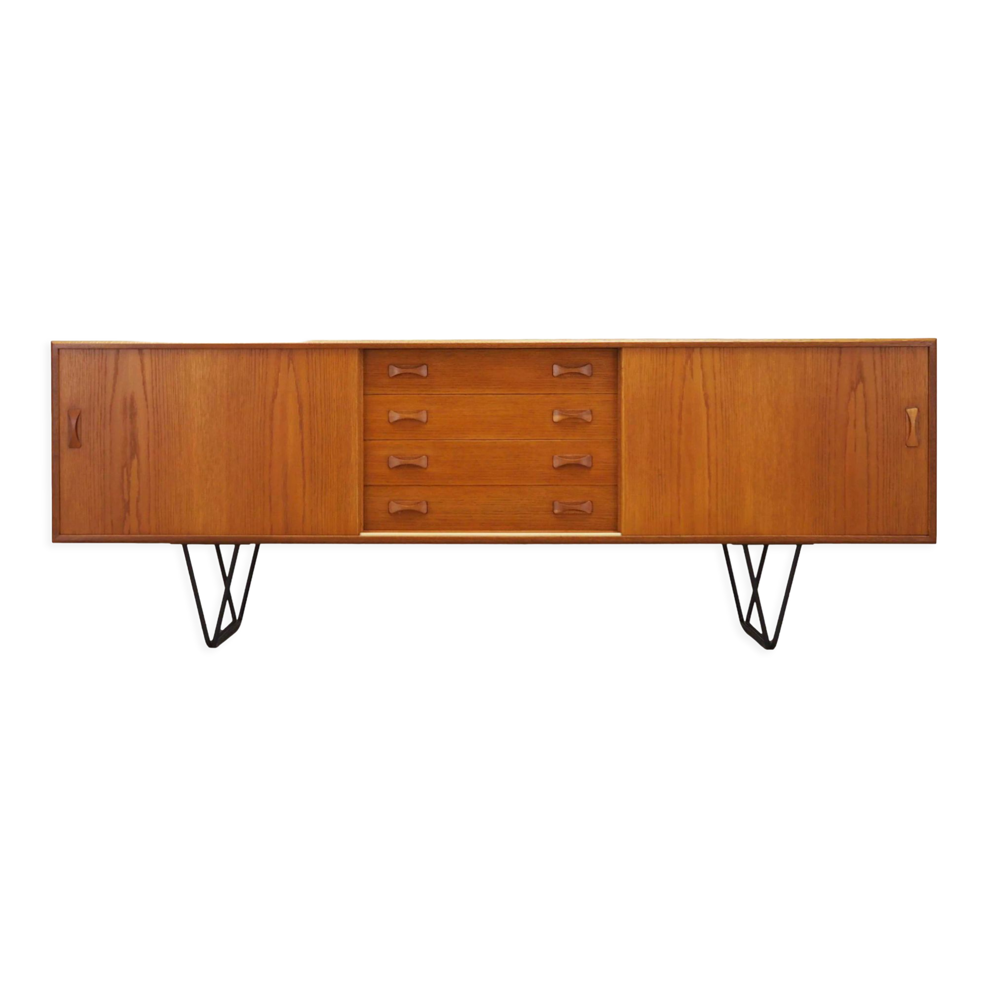 Oak sideboard, Danish design, 1960s, manufactured by Clausen & Søn