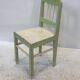 Chaise Art Déco vintage, style de design minimaliste, bois "de stijl"