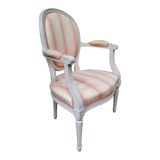 Louis XVI style medallion armchair