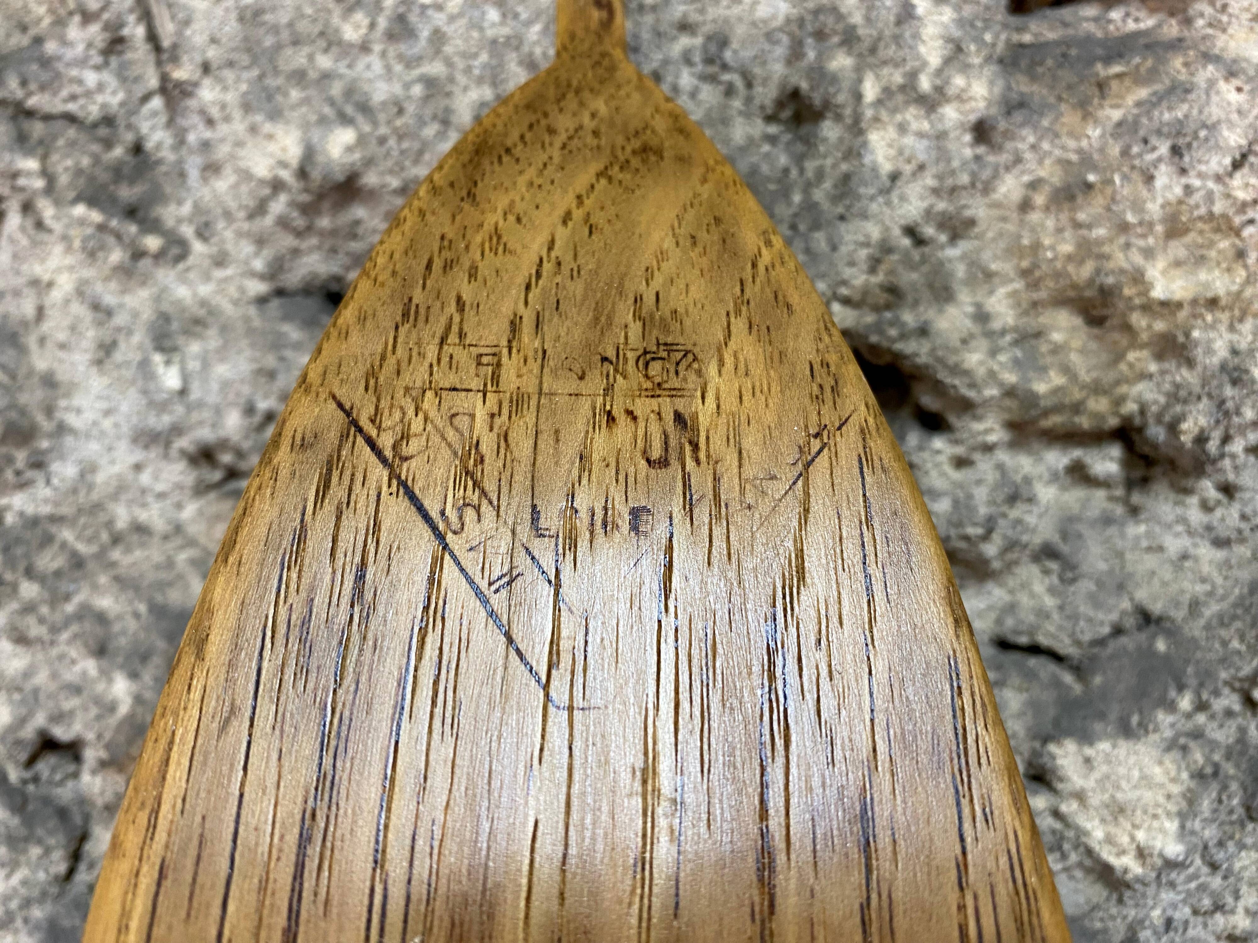 Old Wooden Skis - Mountain Chalet Decor - Vintage - 187 cm