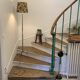 Lampadaire vintage tripode 1960