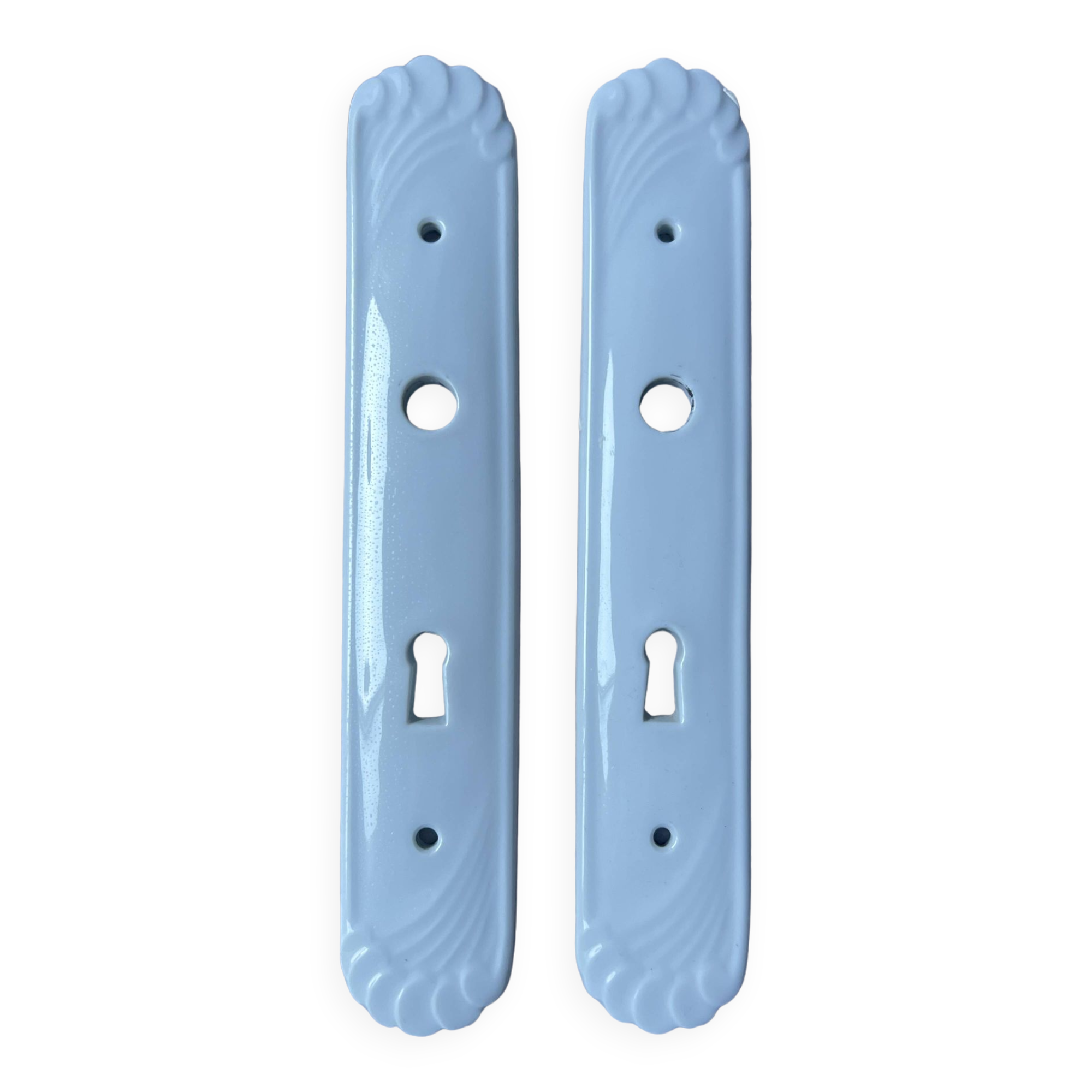 Limoge porcelain cleanliness plate (pair)