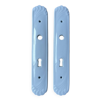 Limoge porcelain cleanliness plate (pair)