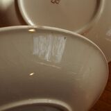 Lot of 10 vintage flat plates from the GIEN factory