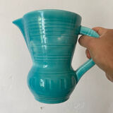 Turquoise Pichet Digoin from the 1950s