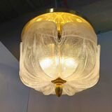 Vintage chandelier by Glashutte Limburg, 1960s
