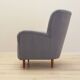Fauteuil gris, design scandinave, production : Danemark