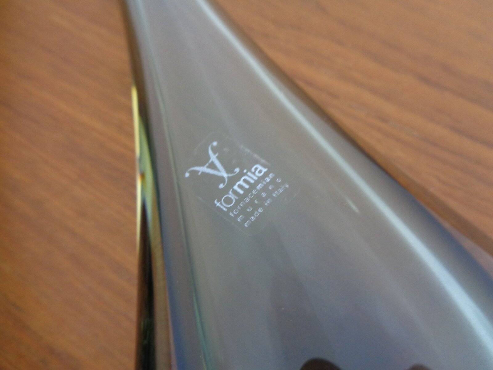 Murano Formia Glass Vases by Giuliani Mian for Fornace Mian, 1980s, Set of 2