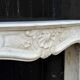 Louis XV style Carrara marble fireplace circa 1880