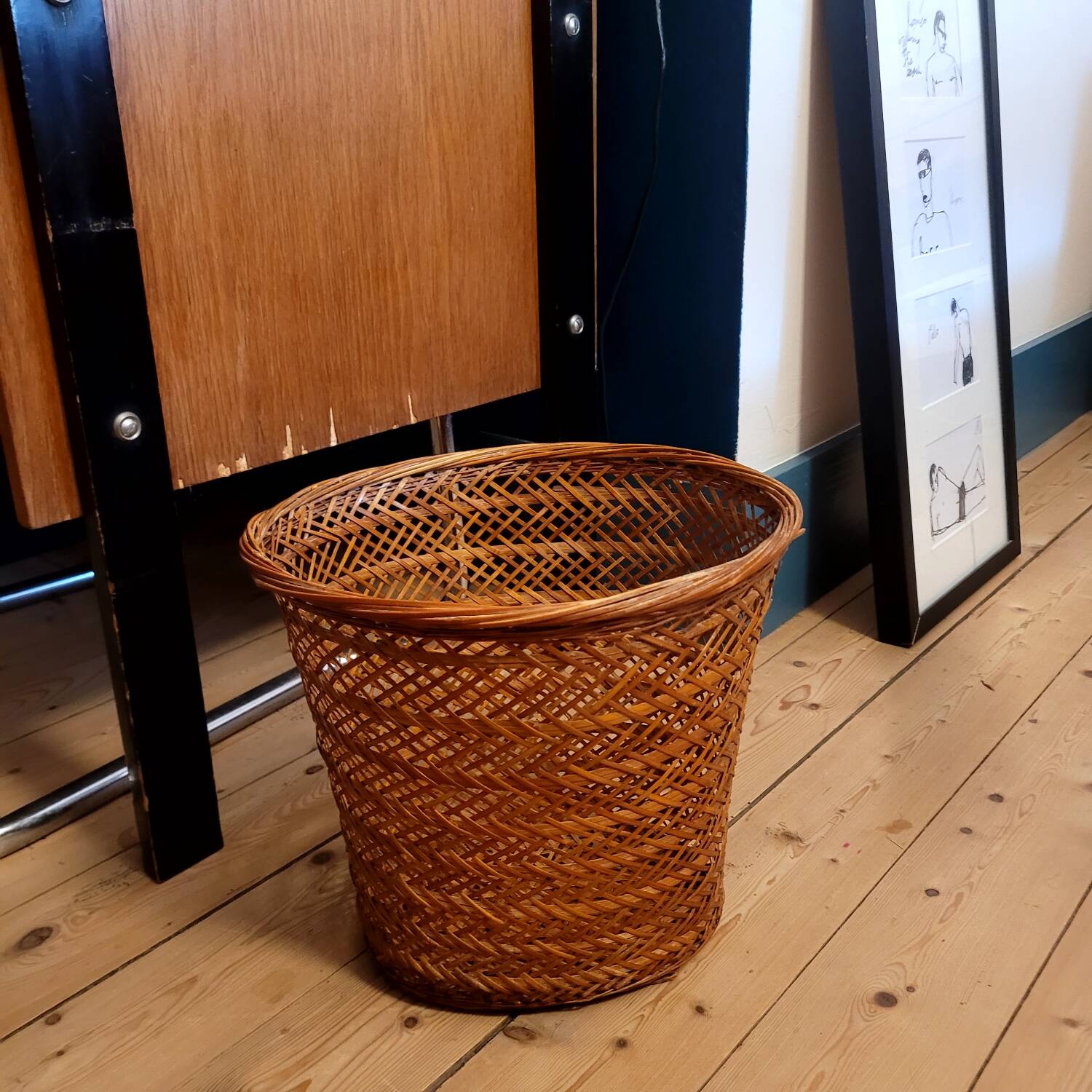 70s wastepaper basket