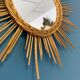 Wicker sun mirror 60cm