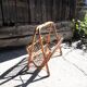 Old bamboo magazine rack