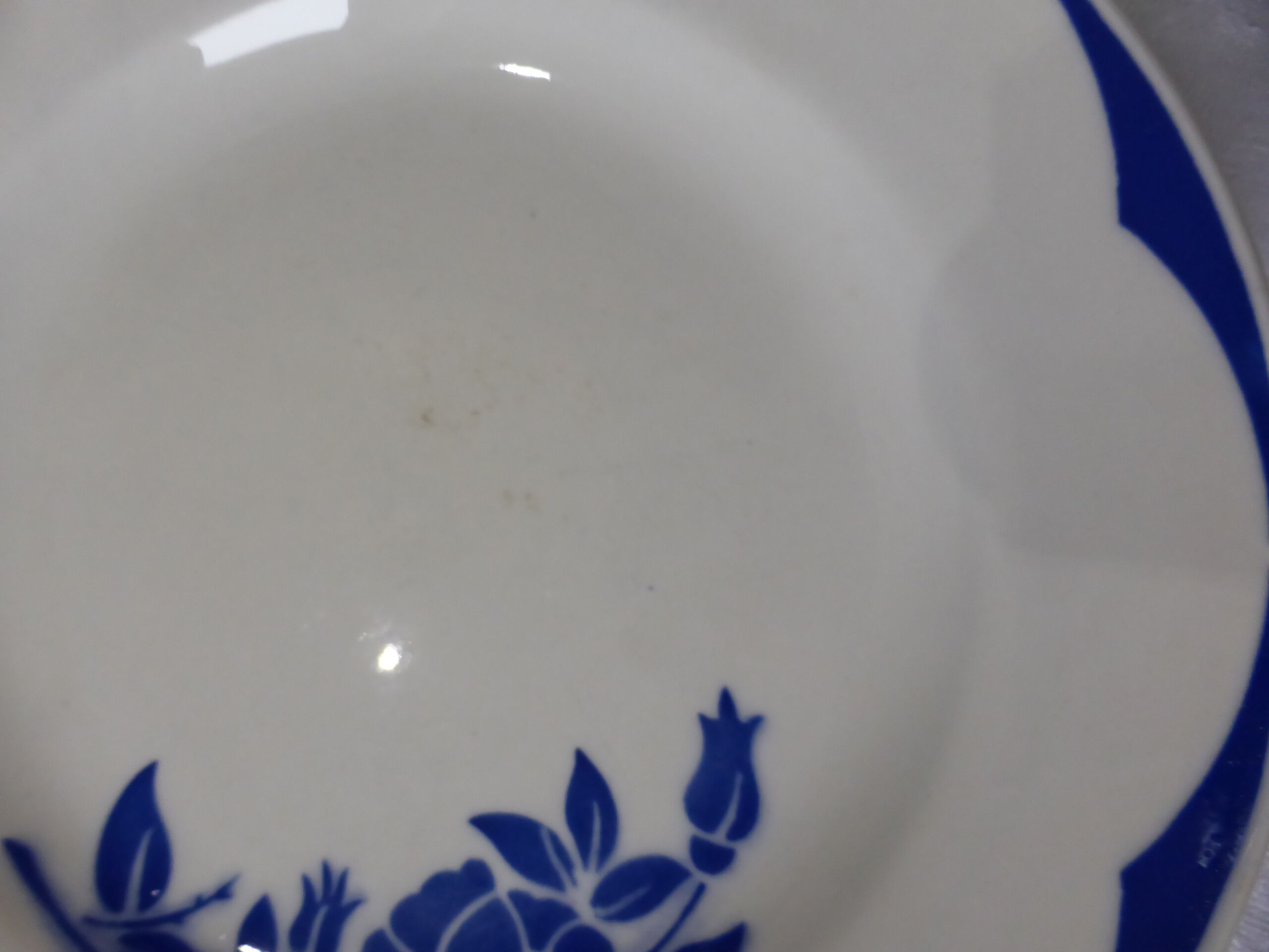 4 flat plates of Digoin Sarreguemines model Corsica 211209