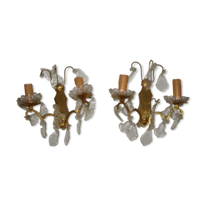 Paire d'appliques bronze - louis