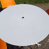 Vintage iron and plastic garden furniture