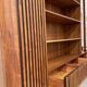 Wooden and Metal Bookcase