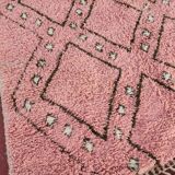 Moroccan geometric rug pink 150/250cm