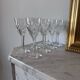 Service de 22 verres en cristal Saint-Louis modèle Chantilly