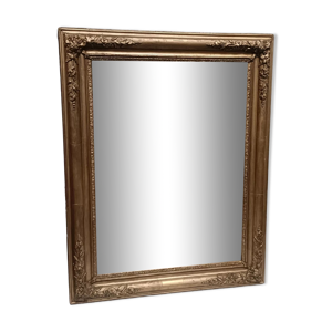 Miroir en bois doré
