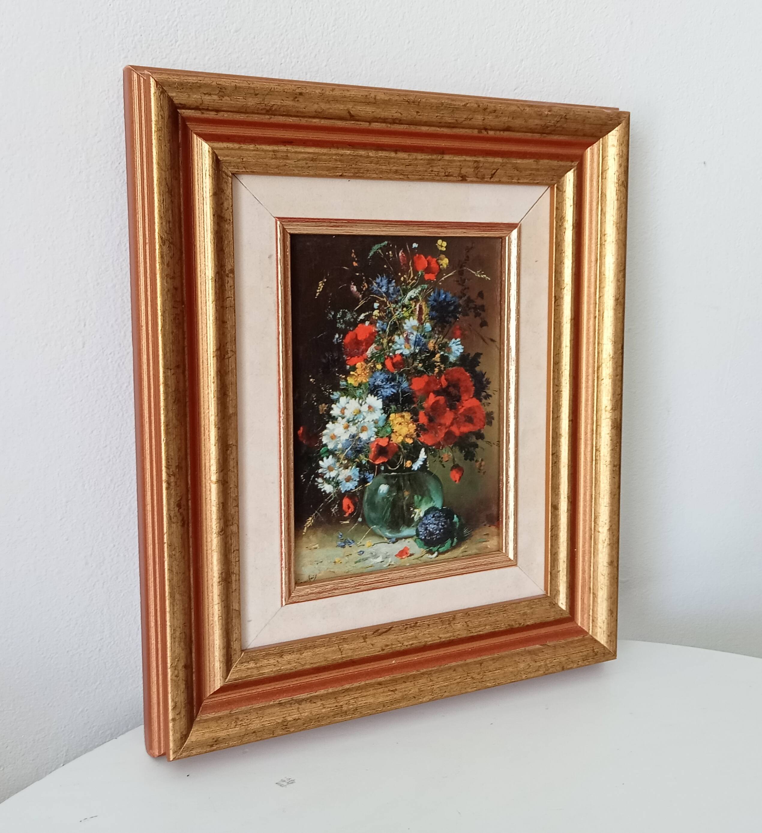 Small format oil painting still life
