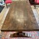 Grande table de monastère néogothique - ancienne - 2 m de long