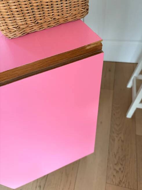 Vintage "Raspberry" chest of drawers