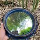 Convex mirror, also known as a witch's mirror.