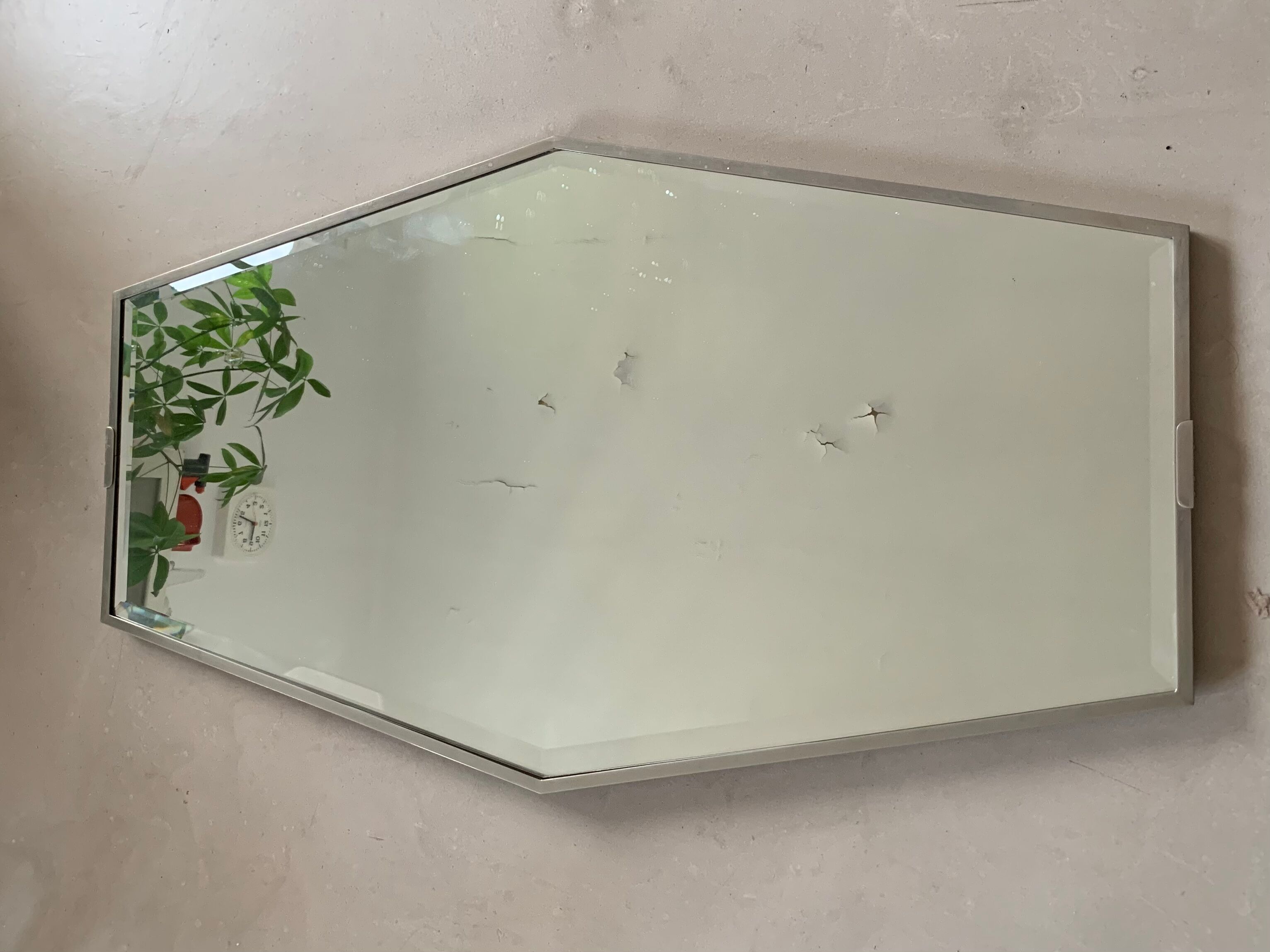 Art Deco beveled mirror 90x50cm