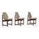 1960s, Danish design by Arne Vodder, set of 3 chairs, teak wood, furniture