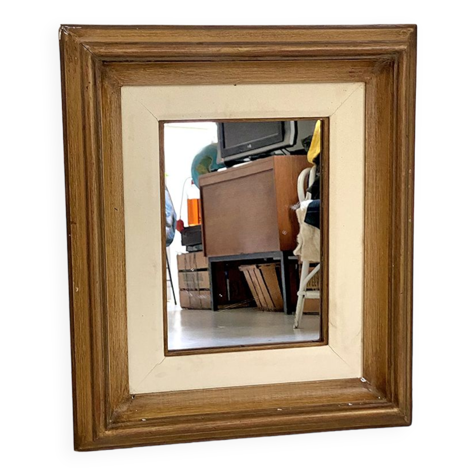 Wooden frame mirror