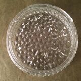 Glass globe worked with bubble effect for ceiling lamp