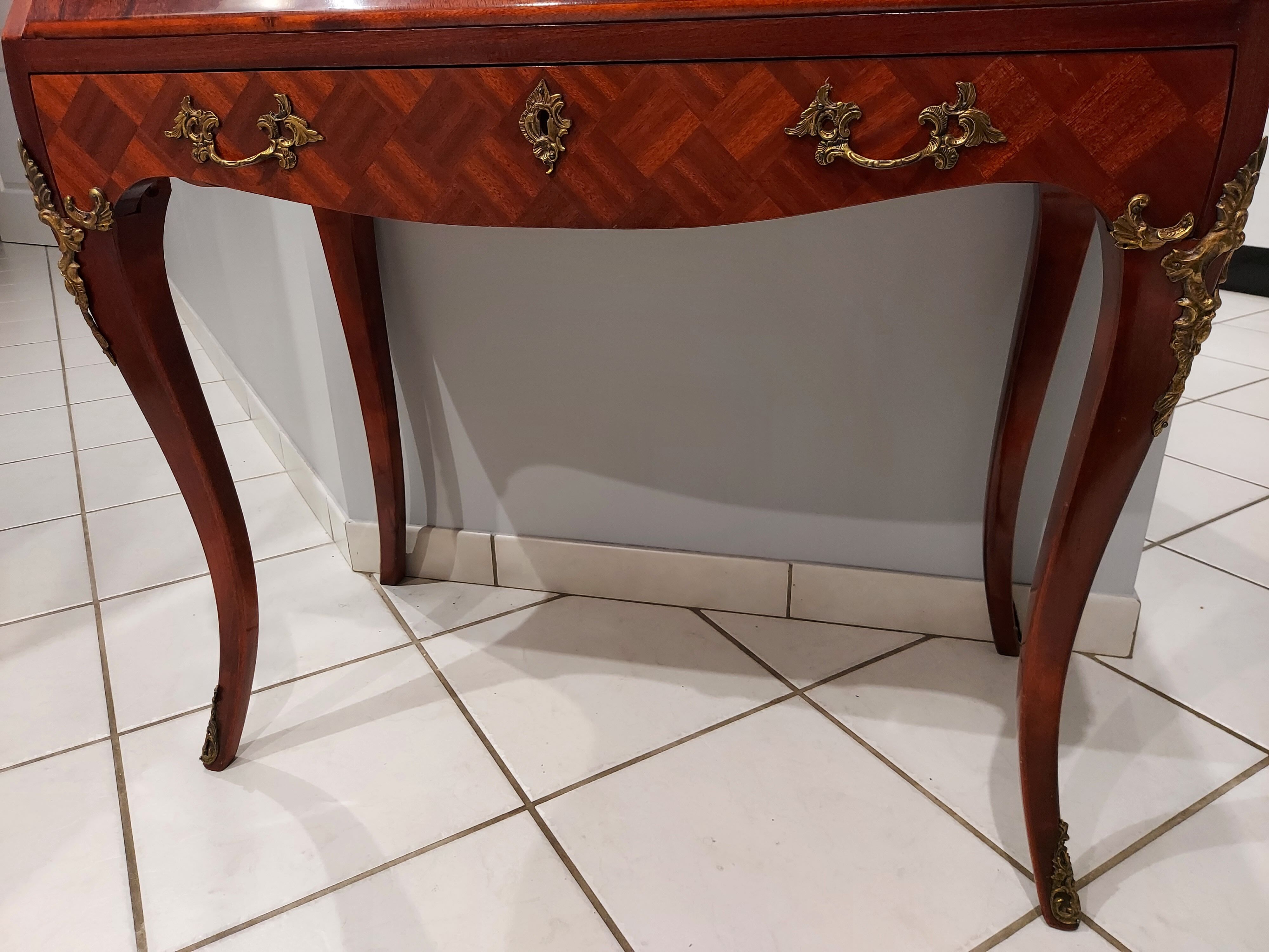 Louis XV style donkey slope desk