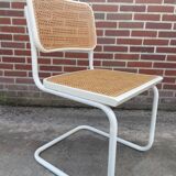 Set of 4 Cesca b32 model chairs in white