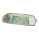 Digoin Sarreguemines earthenware slip asparagus dish