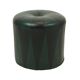 Round Vintage Green Black Pouf Two-tone Skai Sixties