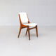 4 60s teak dining chairs for Mahjongg Holland